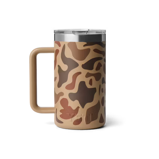 Yeti Rambler 24oz/710ml Ceramic Lined Mug with Magslider Lid - Wetlands Camo
