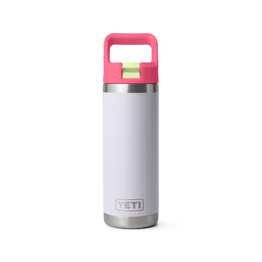 Yeti Rambler 18oz/532ml Bottle with Colour Match Straw Cap - Birdie