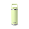 Yeti Rambler 18oz/532ml Bottle with Colour Match Straw Cap - Grasshopper