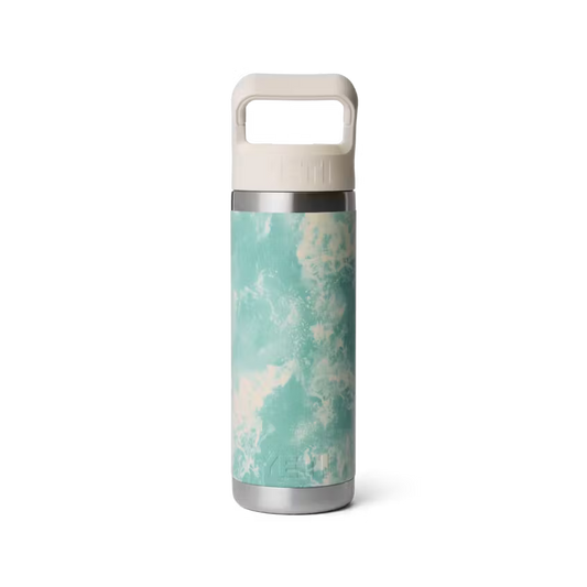 Yeti Rambler 18oz/532ml Bottle with Colour Match Straw Cap - Sea View