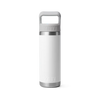 Yeti Rambler 18oz/532ml Bottle with Colour Match Straw Cap - White