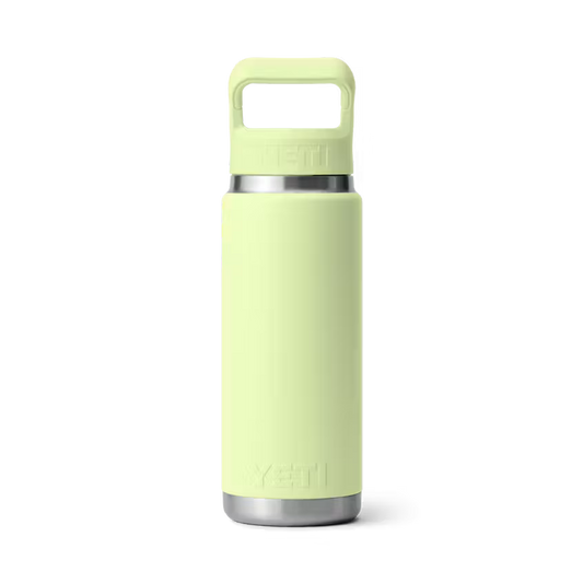 Yeti Rambler 26oz/769ml Bottle with Colour Match Straw Cap - Grasshopper