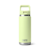 Yeti Rambler 26oz/769ml Bottle with Colour Match Straw Cap - Grasshopper