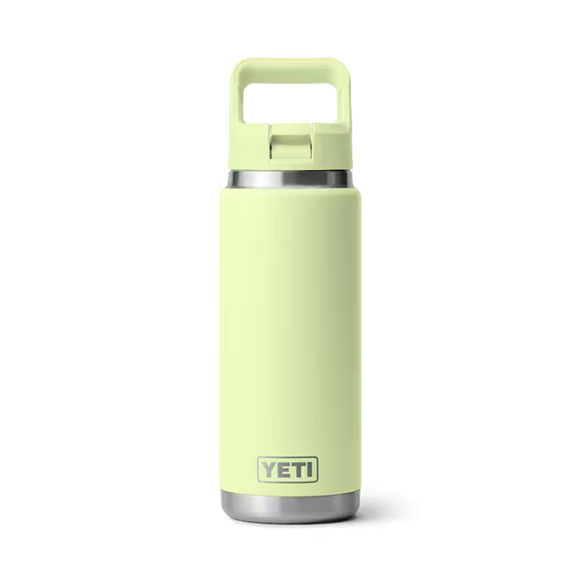 Yeti Rambler 26oz/769ml Bottle with Colour Match Straw Cap - Grasshopper