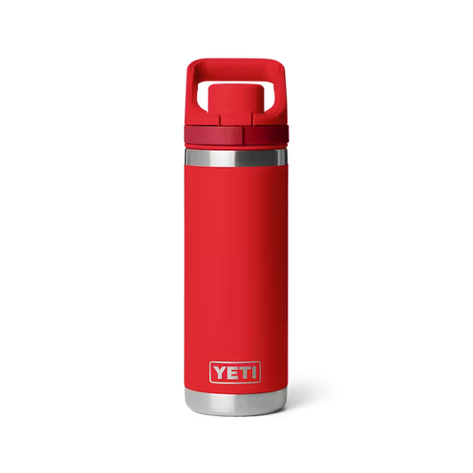 Yeti Rambler 18oz/532ml Bottle with Flip Chug Cap - Rescue Red