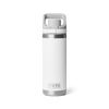 Yeti Rambler 18oz/532ml Bottle with Flip Chug Cap - White