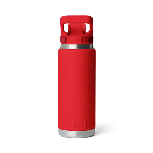 Yeti Rambler 26oz/769ml Bottle with Flip Chug Cap - Rescue Red