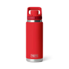 Yeti Rambler 26oz/769ml Bottle with Flip Chug Cap - Rescue Red