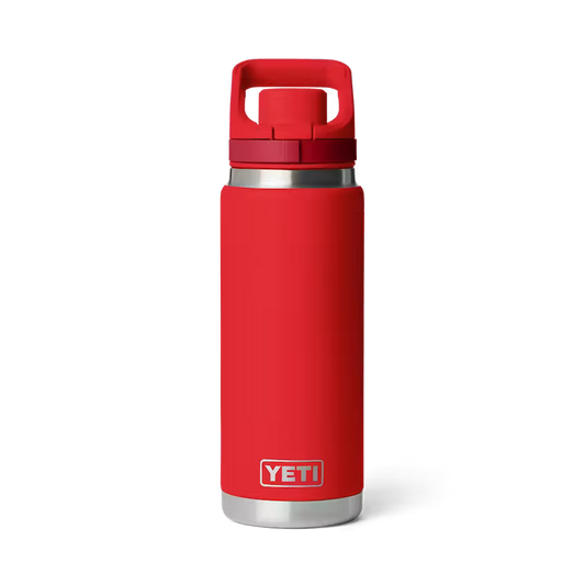 Yeti Rambler 26oz/769ml Bottle with Flip Chug Cap - Rescue Red