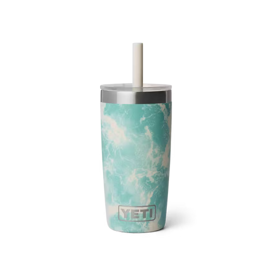 Yeti Rambler Jr 10oz/295ml Tumbler with Silicon Straw Lid - Sea View