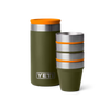 Yeti Shot Glasses & Case - Open Country (Olive/King Crab Orange)