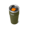 Yeti Rambler 20oz/591ml Stackable Cup with Magslider Lid - Open Country (Olive/King Crab Orange)