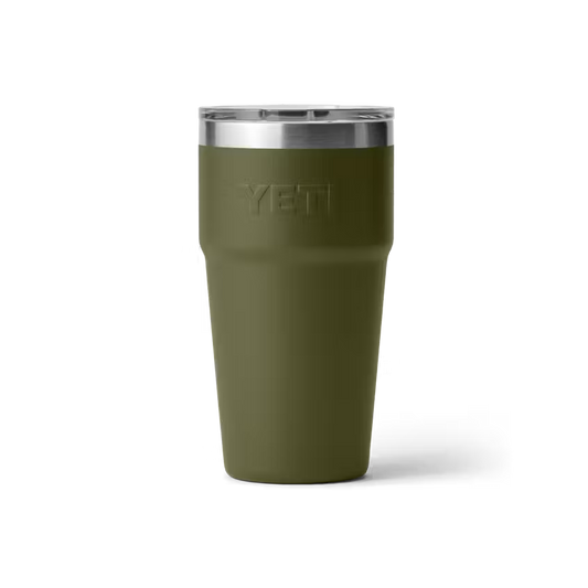 Yeti Rambler 20oz/591ml Stackable Cup with Magslider Lid - Open Country (Olive/King Crab Orange)