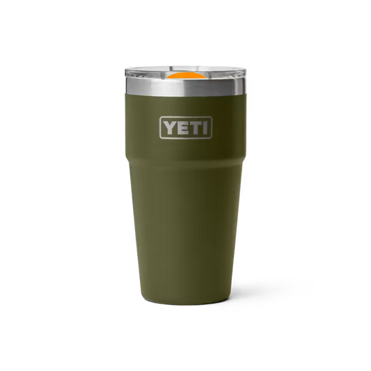 Yeti Rambler 20oz/591ml Stackable Cup with Magslider Lid - Open Country (Olive/King Crab Orange)