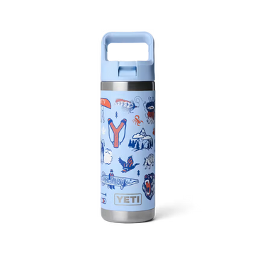 Yeti Rambler 18oz/532ml Bottle with Colour Match Straw Cap - Big Sky Summer Camp