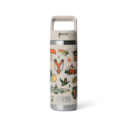 Yeti Rambler 18oz/532ml Bottle with Colour Match Straw Cap - Cape Summer Camp