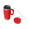 Yeti Rambler 20oz/591ml Travel Straw Mug  - Rescue Red