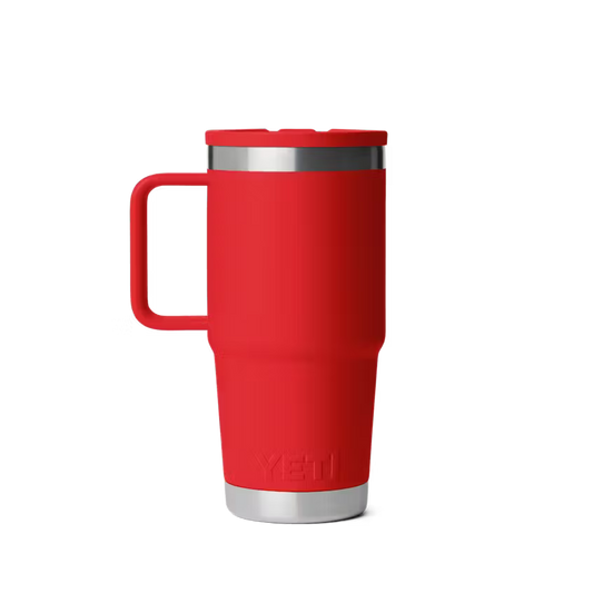 Yeti Rambler 20oz/591ml Travel Straw Mug  - Rescue Red