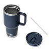 Yeti Rambler 30oz/887ml Travel Straw Mug - Navy