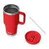 Yeti Rambler 30oz/887ml Travel Straw Mug - Rescue Red