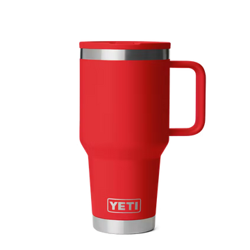 Yeti Rambler 30oz/887ml Travel Straw Mug - Rescue Red