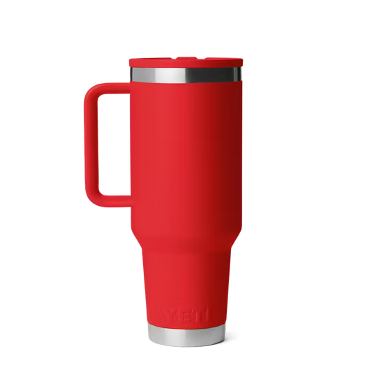 Yeti Rambler 1.18L/40oz Travel Straw Mug - Rescue Red