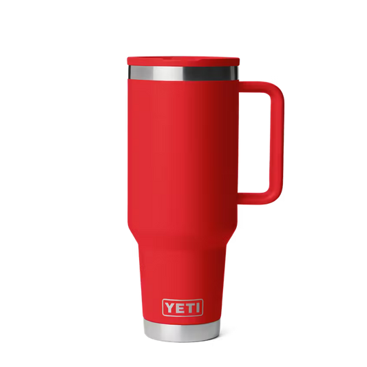 Yeti Rambler 1.18L/40oz Travel Straw Mug - Rescue Red