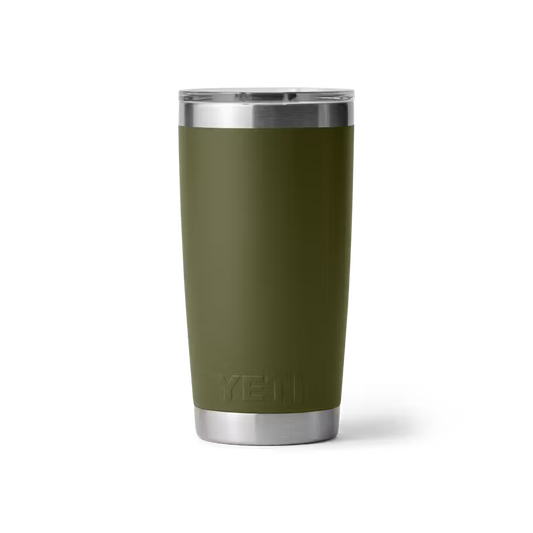 Yeti Rambler 20oz/591ml Tumbler with Magslider Lid - Open Country (Olive/King Crab Orange)