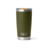 Yeti Rambler 20oz/591ml Tumbler with Magslider Lid - Open Country (Olive/King Crab Orange)