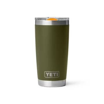 Yeti Rambler 20oz/591ml Tumbler with Magslider Lid - Open Country (Olive/King Crab Orange)