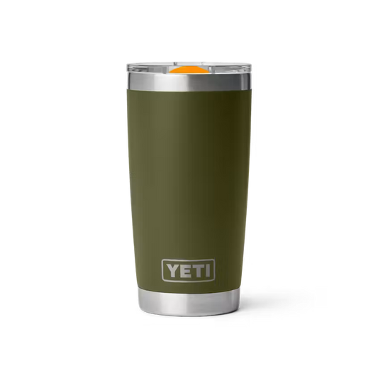 Yeti Rambler 20oz/591ml Tumbler with Magslider Lid - Open Country (Olive/King Crab Orange)