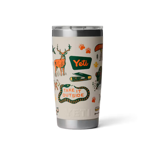 Yeti Rambler 20oz/591ml Tumbler with Magslider Lid - Cape Summer Camp