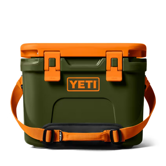 Yeti Roadie 15 Hard Cooler - Open Country (Olive/King Crab Orange)