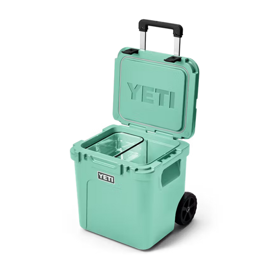 Yeti Roadie 48 Rolling Wheeled Cooler - Seafoam