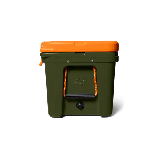 Yeti Tundra 45 Hard Cooler  - Open Country (Olive/King Crab Orange)