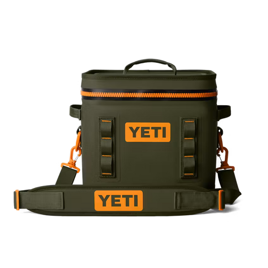 Yeti Hopper Flip 12 Soft Cooler - Open Country (Olive/King Crab Orange)