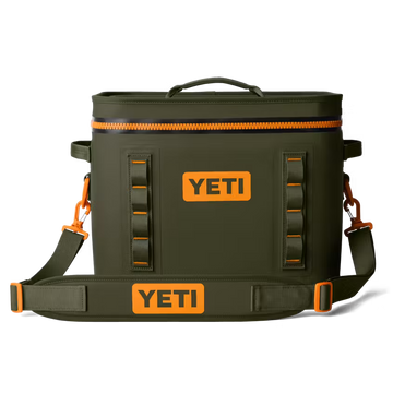 Yeti Hopper Flip 18 Soft Cooler - Open Country (Olive/King Crab Orange)