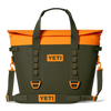 Yeti Hopper M30 Soft Cooler 2.0  - Open Country (Olive/King Crab Orange)