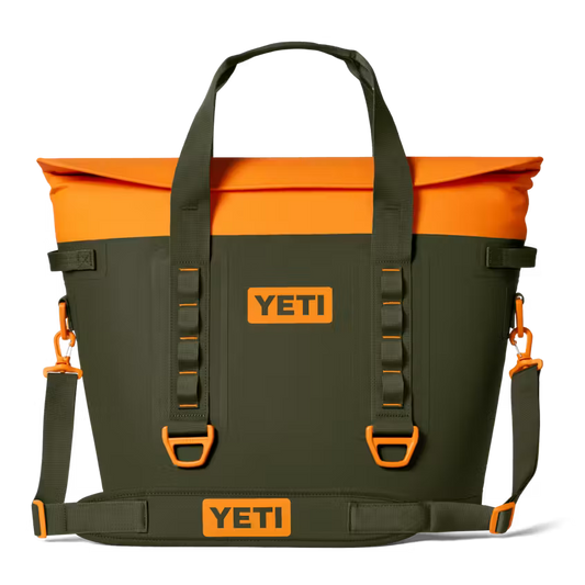 Yeti Hopper M30 Soft Cooler 2.0  - Open Country (Olive/King Crab Orange)