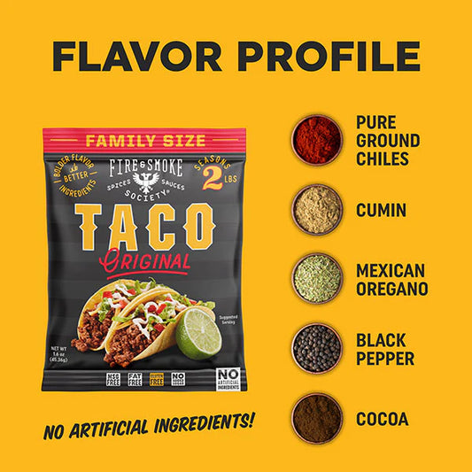 Fire & Smoke Society - Taco Seasoning Pouch
