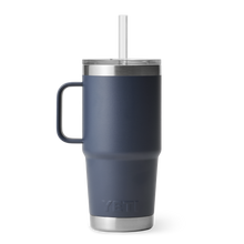 Yeti Rambler 25oz Mug With Straw Lid - Navy