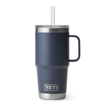 Yeti Rambler 25oz/739ml Mug With Straw Lid - Navy – Luxe Barbeque Yeti Rambler 25oz/739ml Mug With Straw Lid - Navy – Luxe Barbeque
