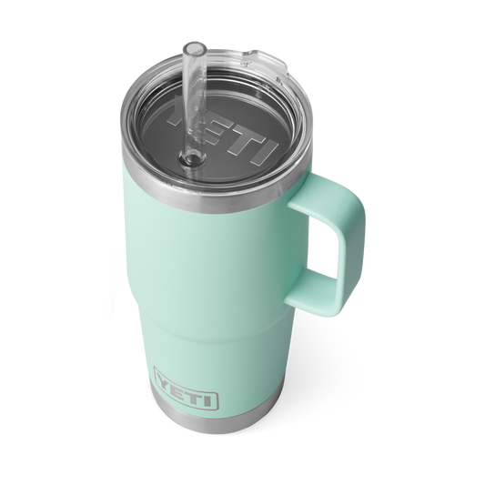 Yeti Rambler 25oz/739ml Mug With Straw Lid - Seafoam