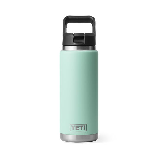 Yeti Rambler 26oz/769ml Bottle with Straw Cap - Seafoam