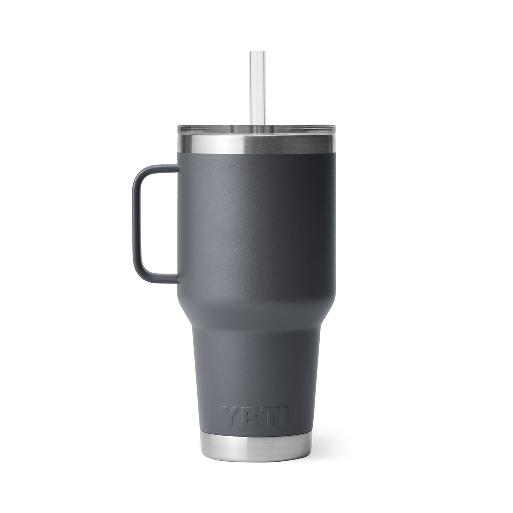 Yeti Rambler 35oz Mug With Straw Lid - Charcoal