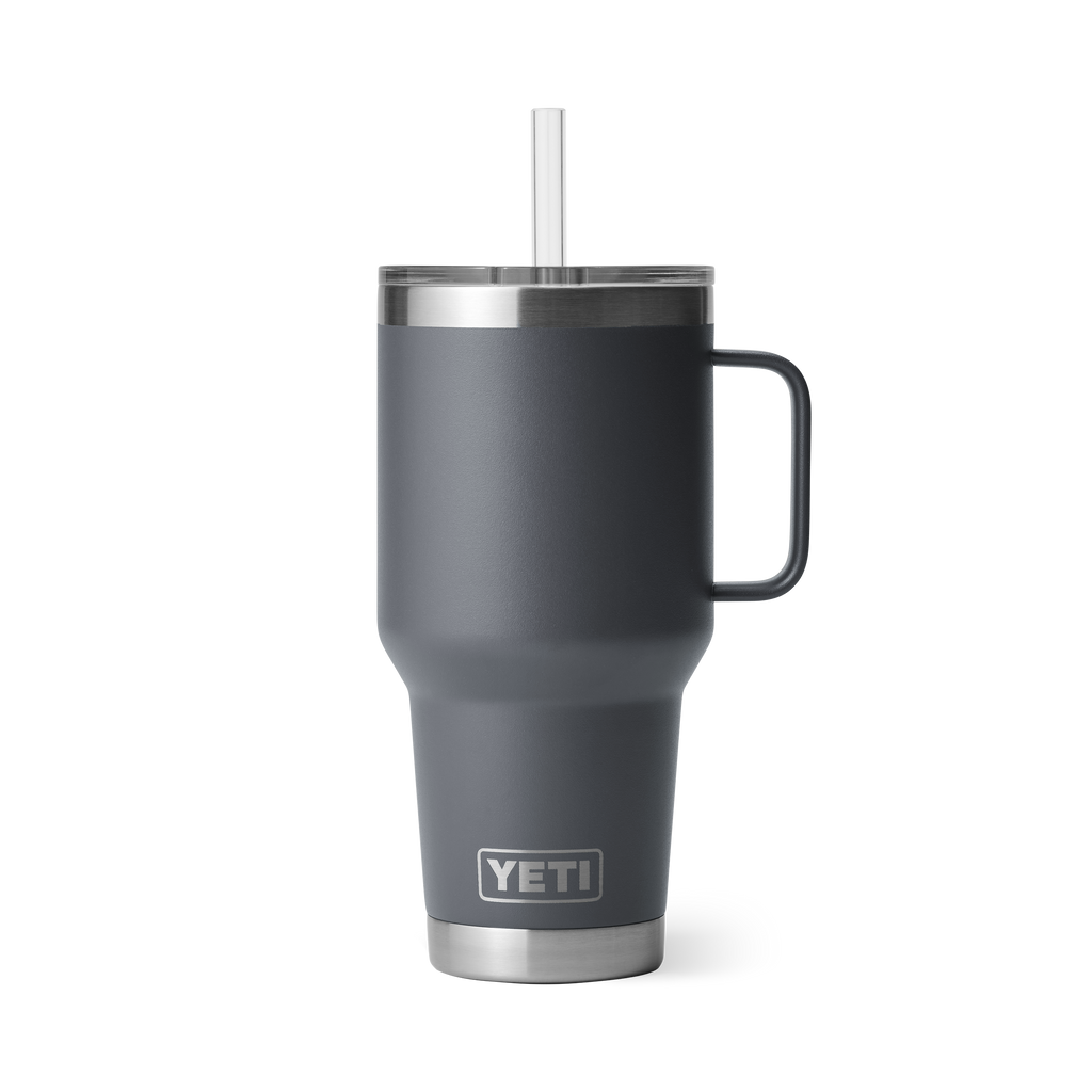 Yeti Rambler 35oz Mug With Straw Lid - Charcoal