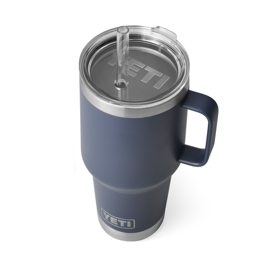 Yeti Rambler 35oz/1L Mug With Straw Lid - Navy