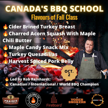 Canada's BBQ School - Flavors of Fall Class: Winnipeg October 2, 2026