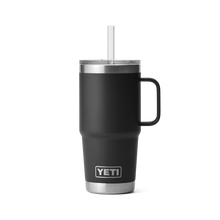 Yeti Rambler 25oz Mug With Straw Lid - Black