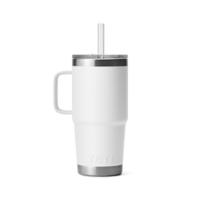 Yeti Rambler 25oz Mug With Straw Lid - White